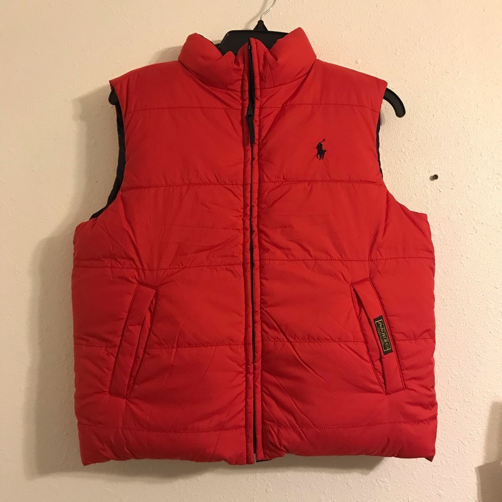Polo Ralph Lauren Puffer Reversible Vest L 14-16